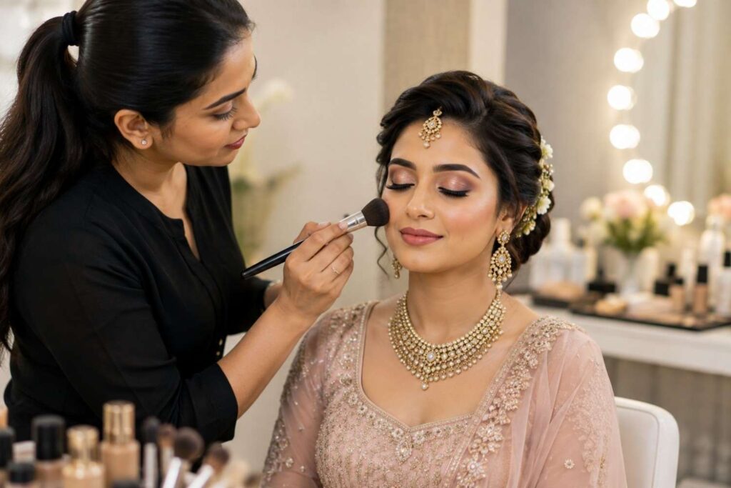 Bridal Makeup for Sensitive Skin